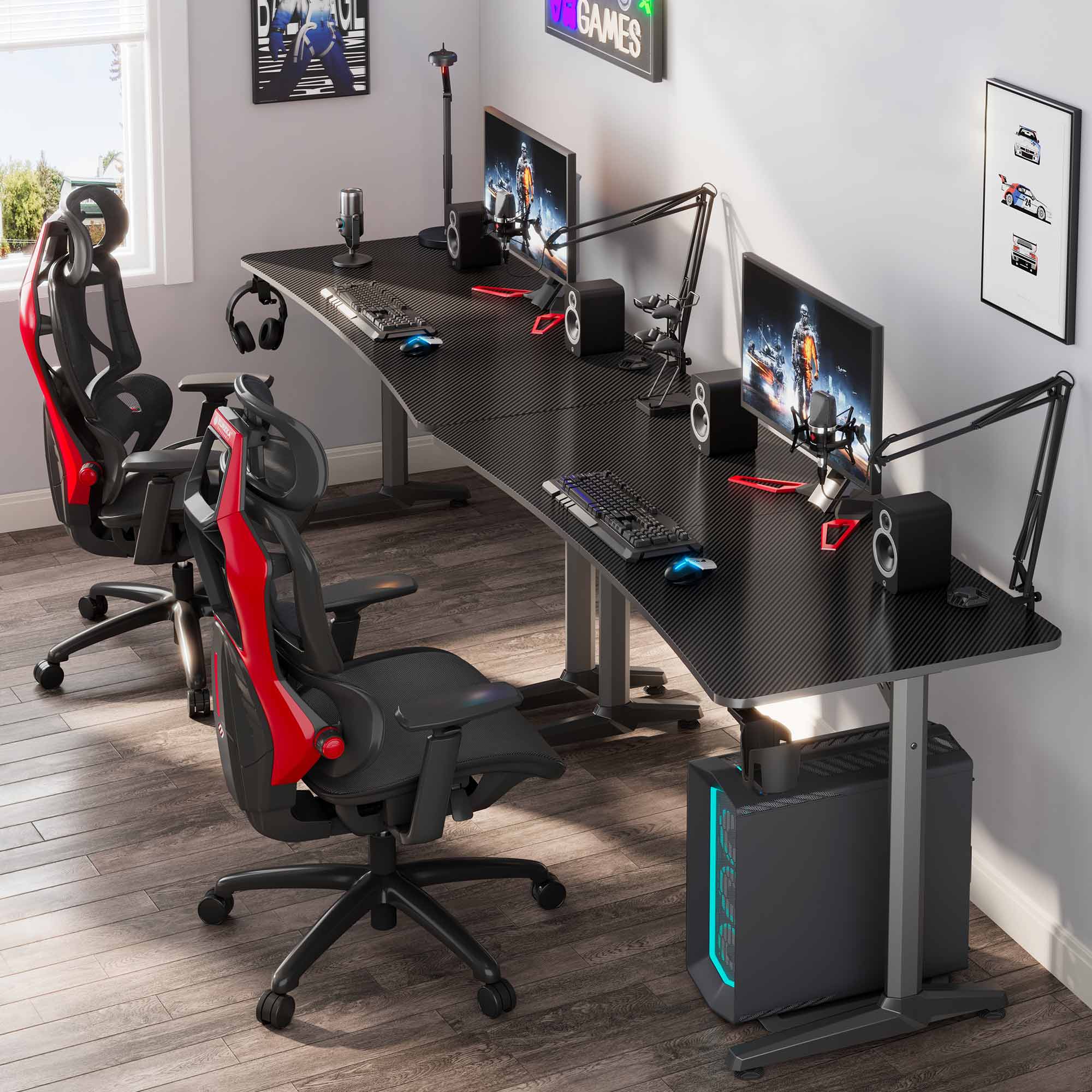 Euroka Ergonomic gaming desk