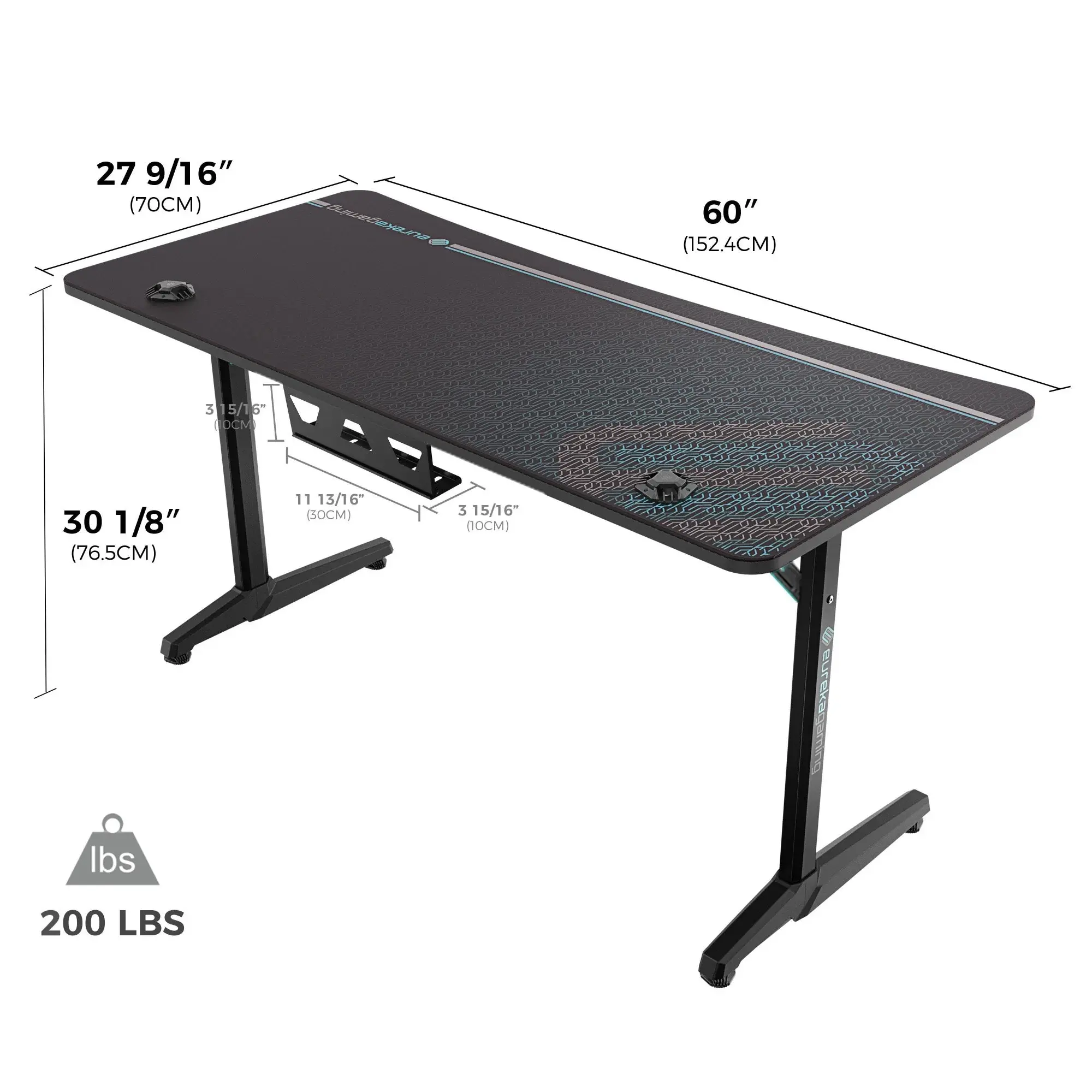 Euroka Ergonomic gaming desk