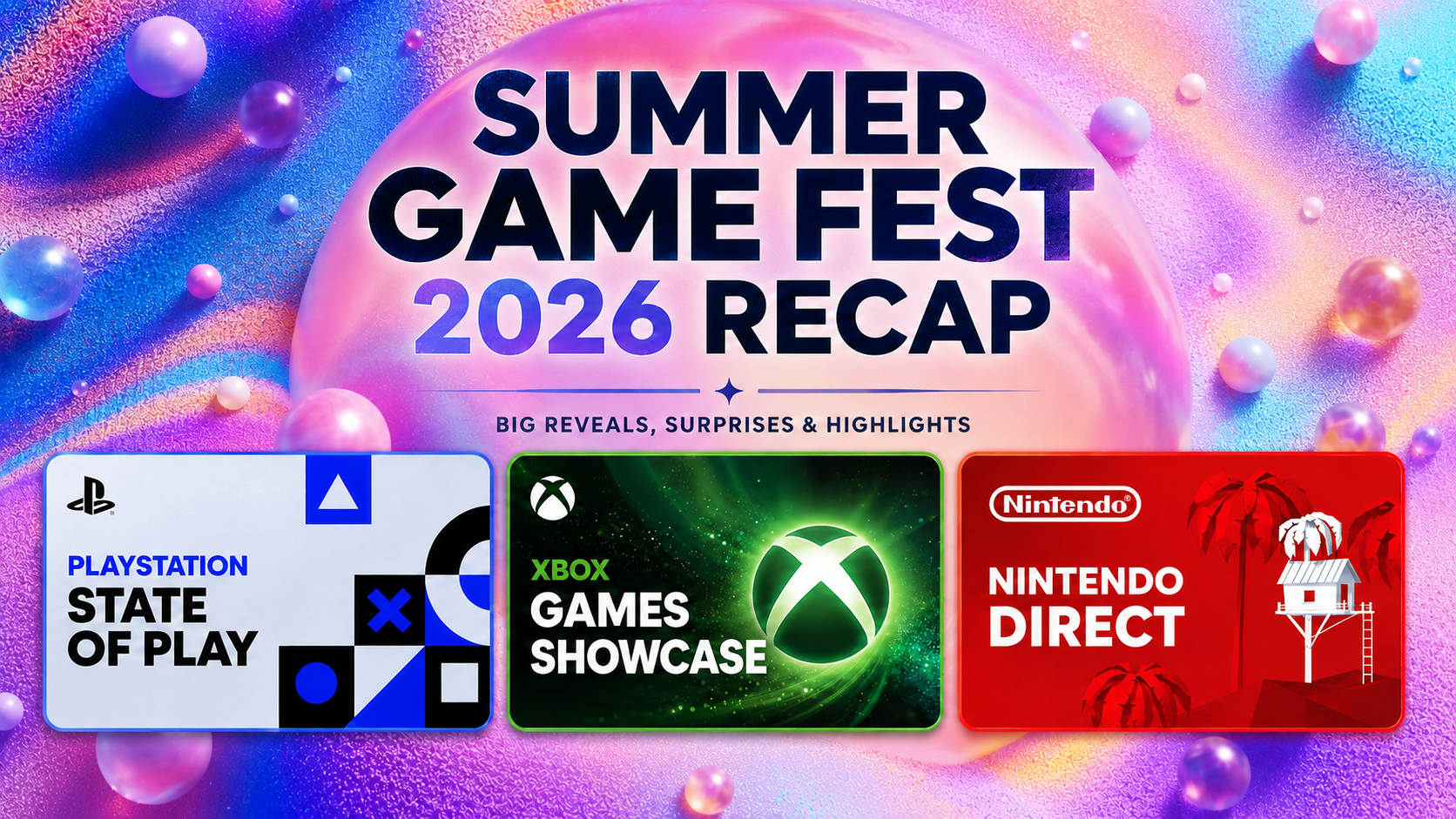 Game Fest 2026 PlayStation Xbox Nintendo