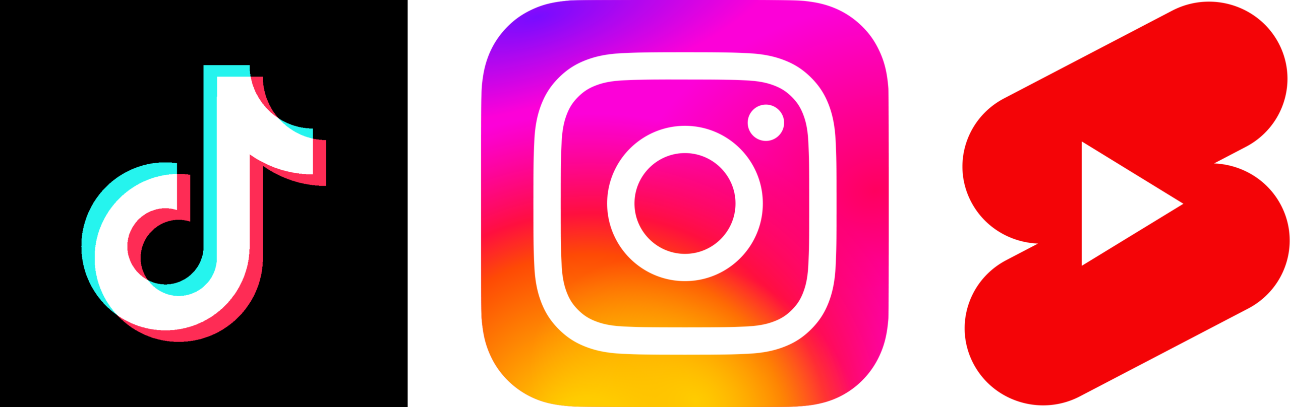TikTok, Instagram Reels, and YouTube Shorts